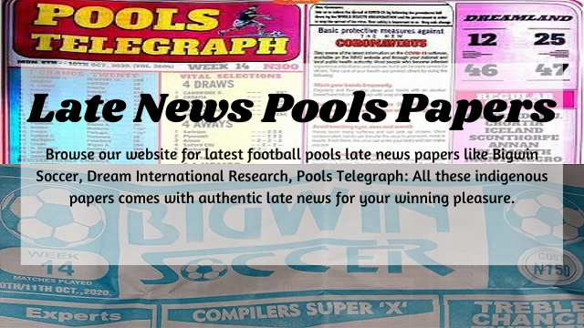 week 41 pool late news papers 2021
